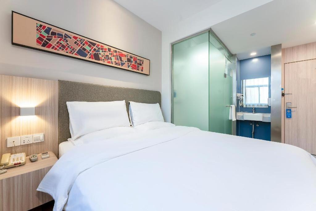 Hanting Hotel Shanghai Jiading Yecheng Road Dış mekan fotoğraf
